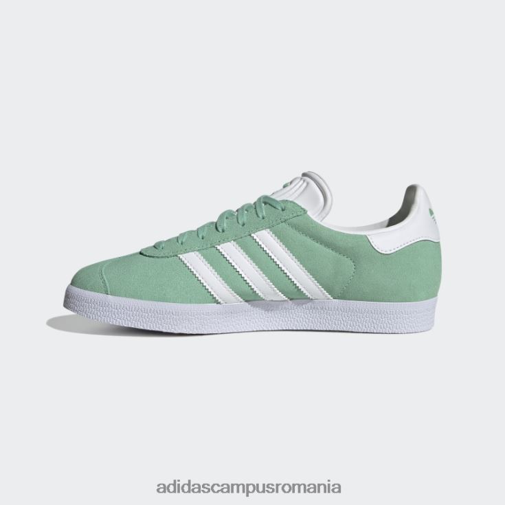 adidas campus romania pantofi gazelle menta adidas femei menta/alb/auriu metalic J266N216155