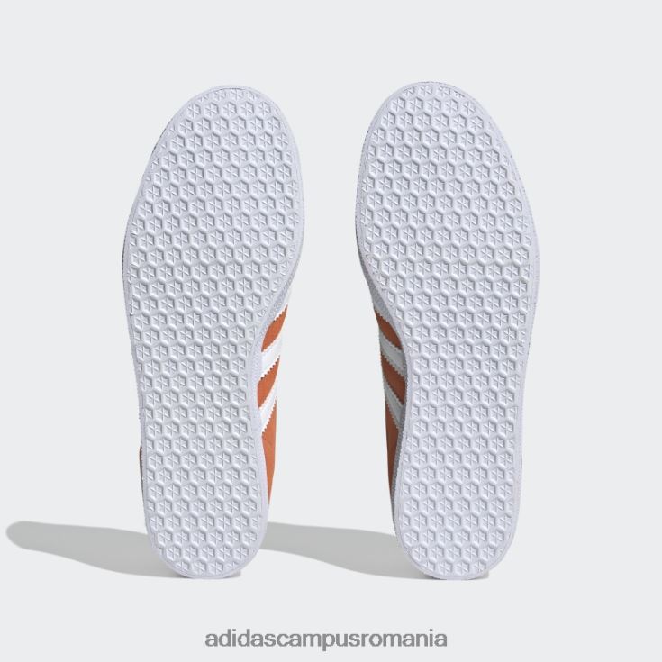 adidas campus romania pantofi gazelle portocalii femei portocaliu/alb/auriu metalic J266N28371