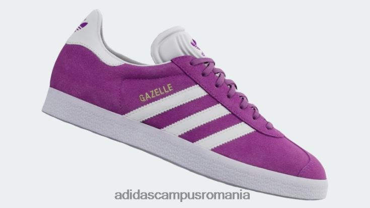adidas campus romania pantofi gazelle violet femei violet/alb/auriu J266N28497
