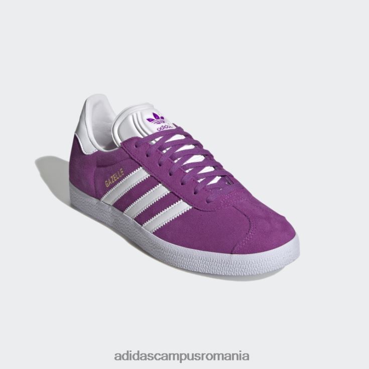 adidas campus romania pantofi gazelle violet femei violet/alb/auriu J266N28497