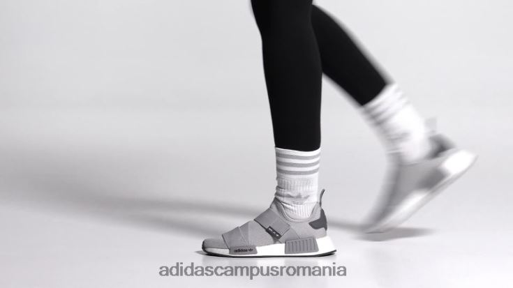 adidas campus romania pantofi gri nmd-r1 cu curea femei gri/alb J266N216180