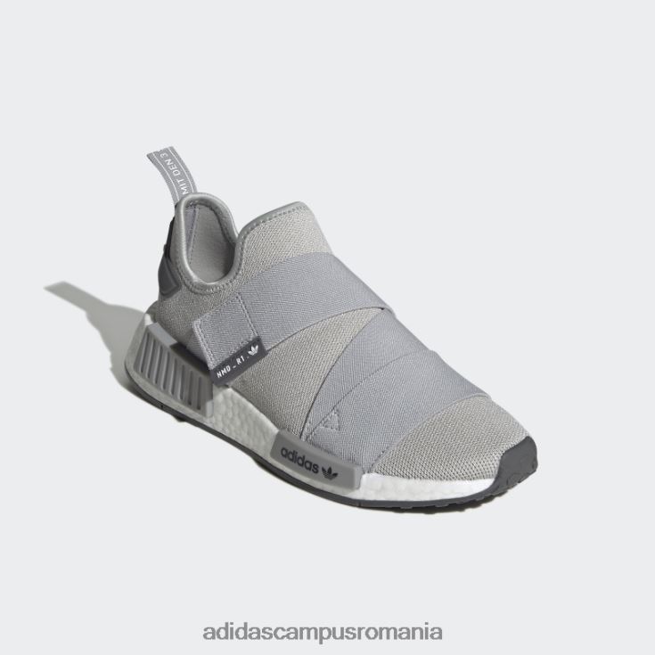 adidas campus romania pantofi gri nmd-r1 cu curea femei gri/alb J266N216180