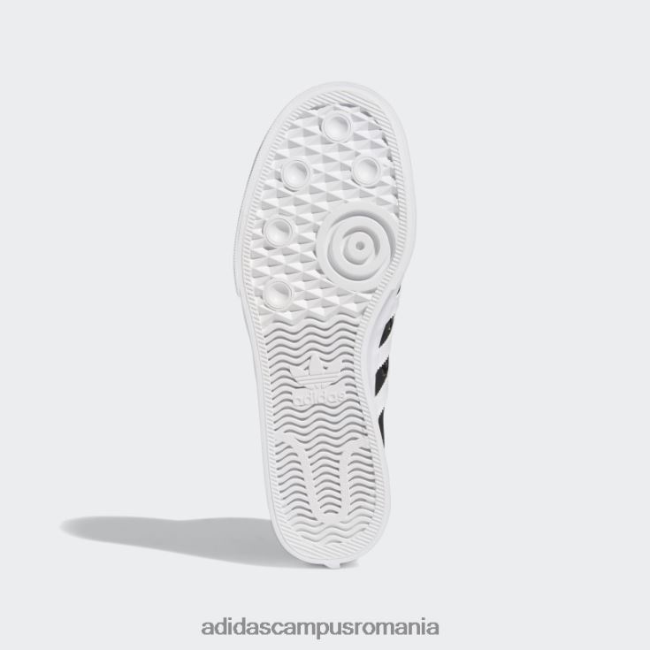 adidas campus romania pantofi mijlocii platformă nizza fashion alb femei alb negru J266N28300