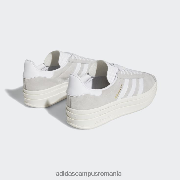 adidas campus romania pantofi îndrăzneți gazelle gri femei gri/alb J266N215851