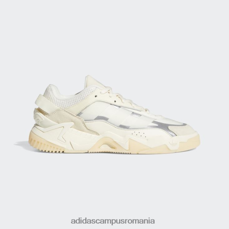 adidas campus romania pantofi niteball 2.0 albi femei alb/negru/argintiu J266N216291
