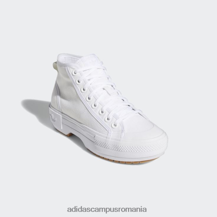 adidas campus romania pantofi nizza trek alb adidas femei alb/gumă/gri J266N28334