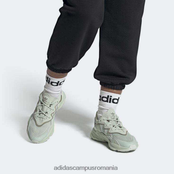 adidas campus romania pantofi ozweego verzi femei verde/gri liniuță/gri pene J266N216169