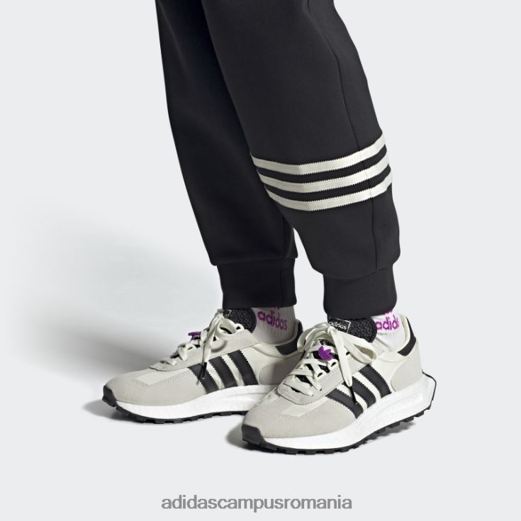 adidas campus romania pantofi retropy e5 negri femei alb/negru/mov de șoc J266N215922