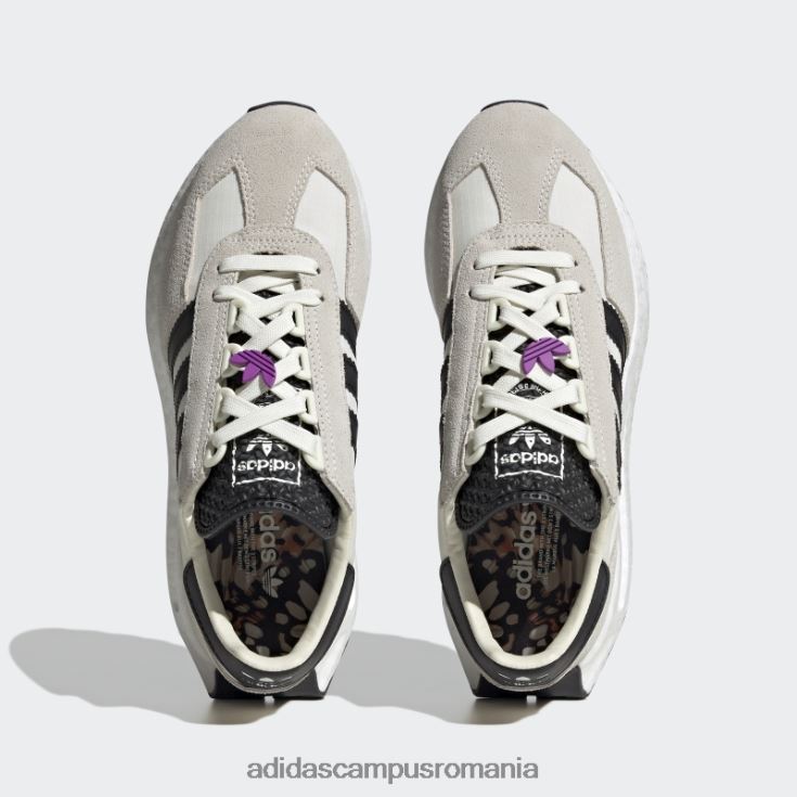 adidas campus romania pantofi retropy e5 negri femei alb/negru/mov de șoc J266N215922