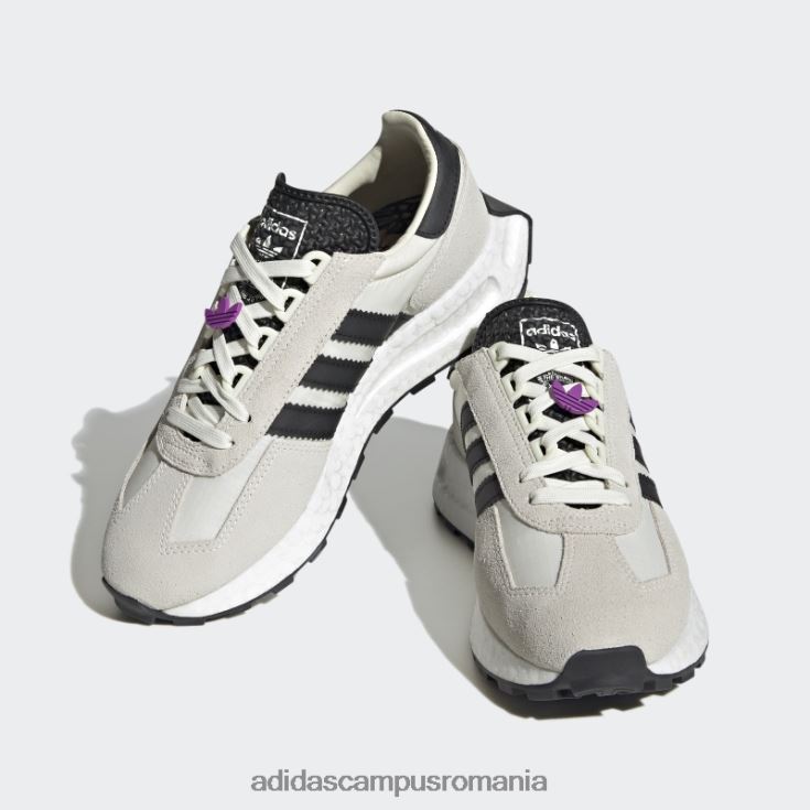 adidas campus romania pantofi retropy e5 negri femei alb/negru/mov de șoc J266N215922
