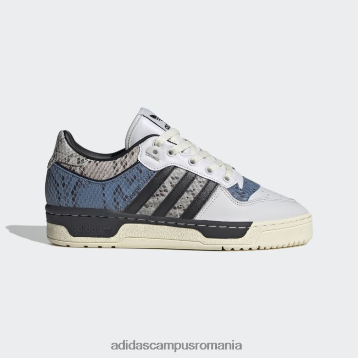 adidas campus romania pantofi rivalry low 86 dash grey femei liniuță gri/negru/alb J266N28485