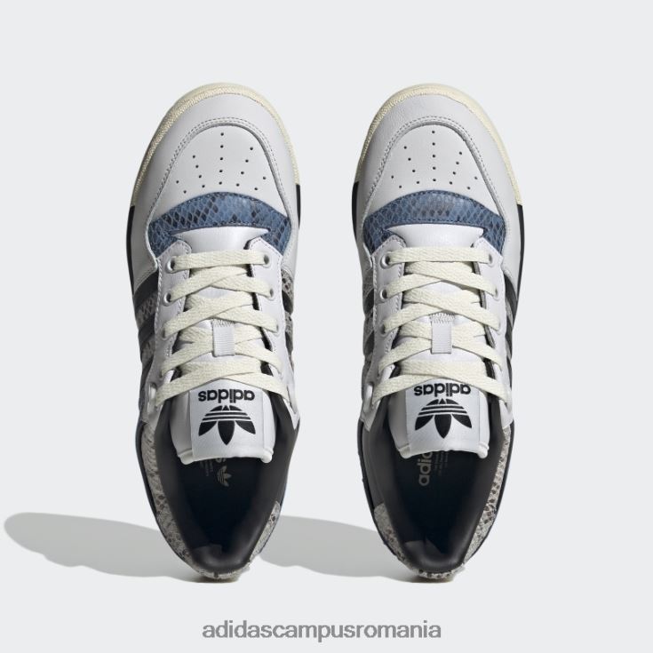 adidas campus romania pantofi rivalry low 86 dash grey femei liniuță gri/negru/alb J266N28485