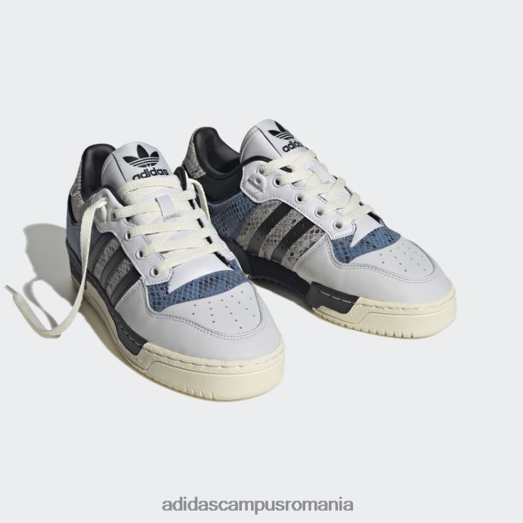 adidas campus romania pantofi rivalry low 86 dash grey femei liniuță gri/negru/alb J266N28485