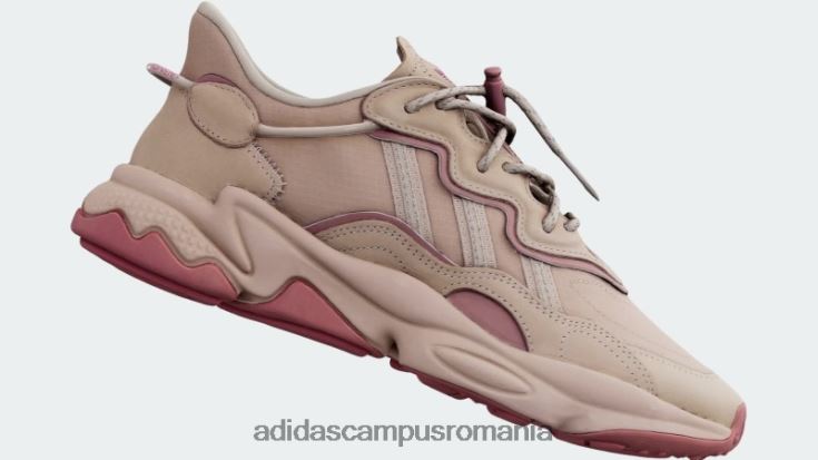 adidas campus romania pantofi roz ozweego femei taupe/roz J266N215896