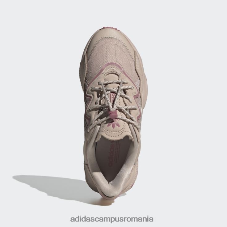 adidas campus romania pantofi roz ozweego femei taupe/roz J266N215896