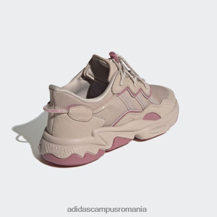 adidas campus romania pantofi roz ozweego femei taupe/roz J266N215896