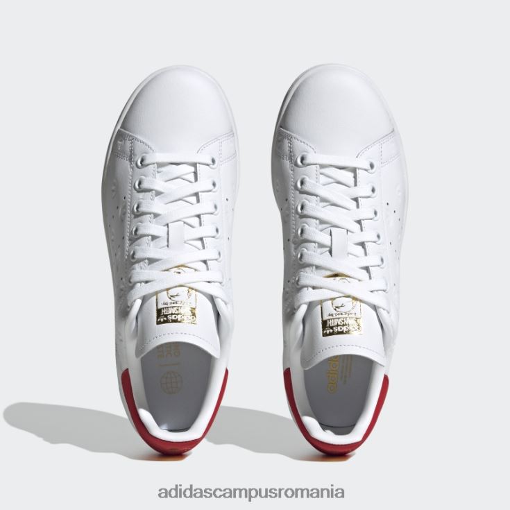 adidas campus romania pantofi stacojii stan smith femei alb/stacojiu/auriu metalic J266N28467