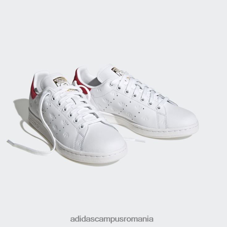 adidas campus romania pantofi stacojii stan smith femei alb/stacojiu/auriu metalic J266N28467