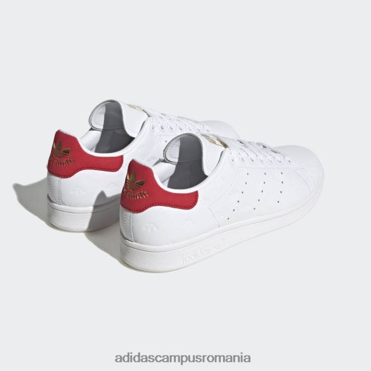 adidas campus romania pantofi stacojii stan smith femei alb/stacojiu/auriu metalic J266N28467