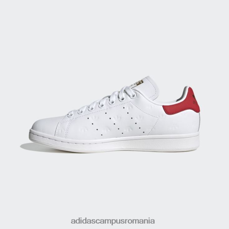 adidas campus romania pantofi stacojii stan smith femei alb/stacojiu/auriu metalic J266N28467