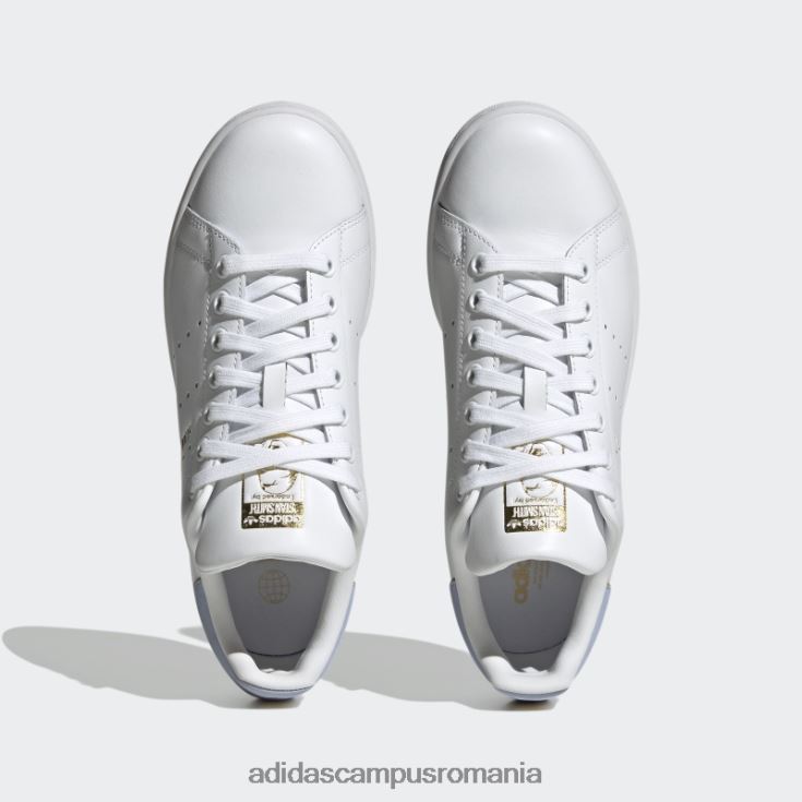 adidas campus romania pantofi stan smith albastru zori femei alb/albastru zori/auriu metalic J266N216347