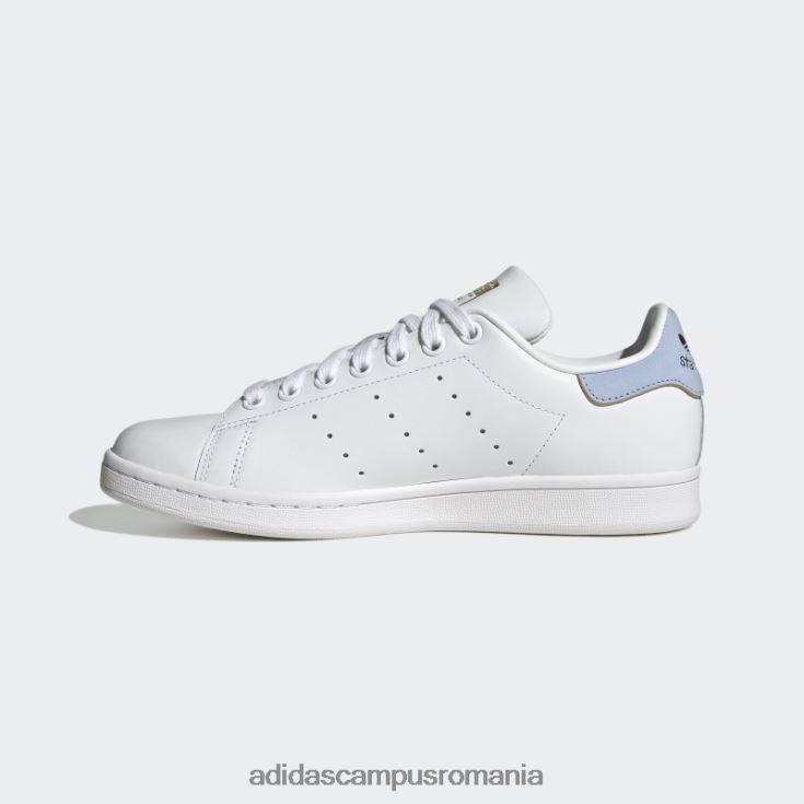 adidas campus romania pantofi stan smith albastru zori femei alb/albastru zori/auriu metalic J266N216347