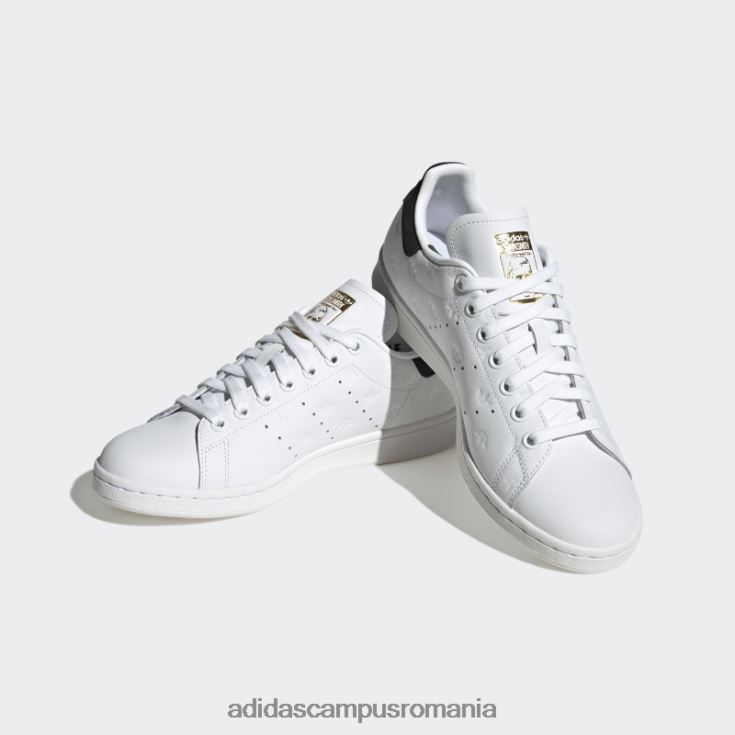 adidas campus romania pantofi stan smith aurii fierbinți metalici femei alb/negru/auriu metalic J266N216011