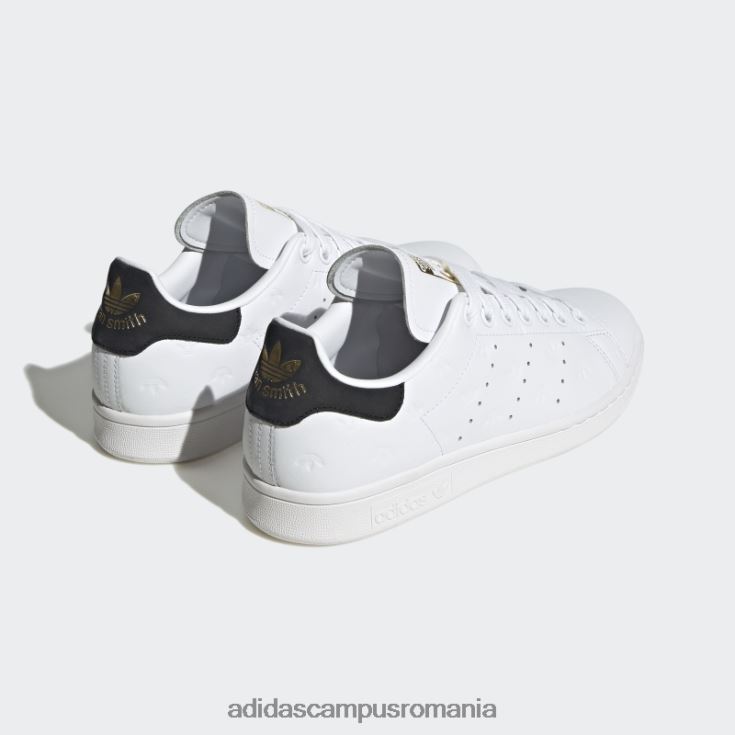 adidas campus romania pantofi stan smith aurii fierbinți metalici femei alb/negru/auriu metalic J266N216011