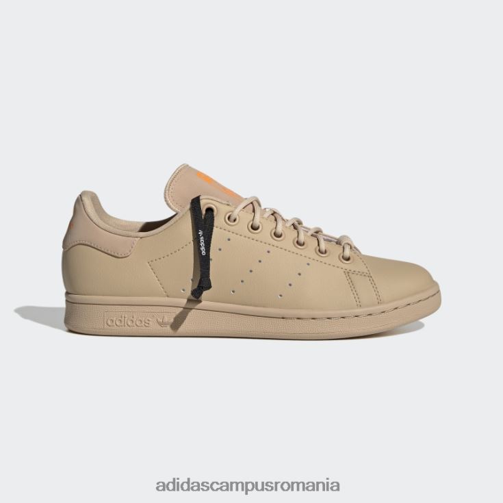 adidas campus romania pantofi stan smith bej femei papură bej/portocaliu J266N28771
