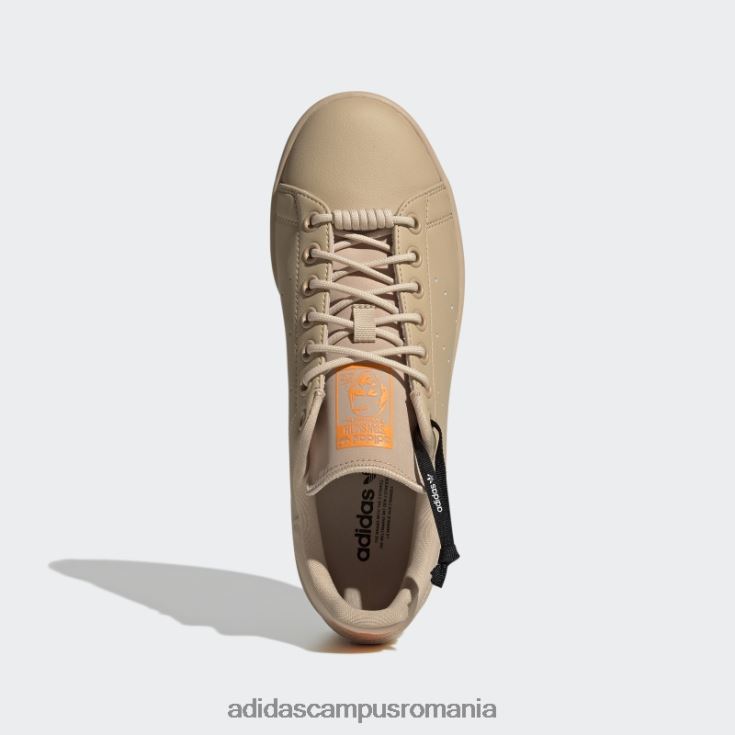adidas campus romania pantofi stan smith bej femei papură bej/portocaliu J266N28771
