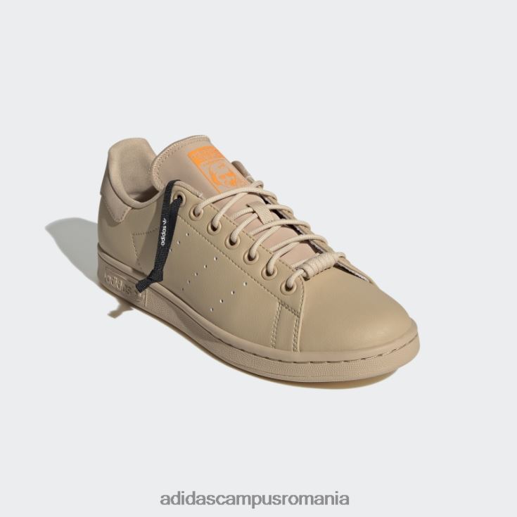 adidas campus romania pantofi stan smith bej femei papură bej/portocaliu J266N28771