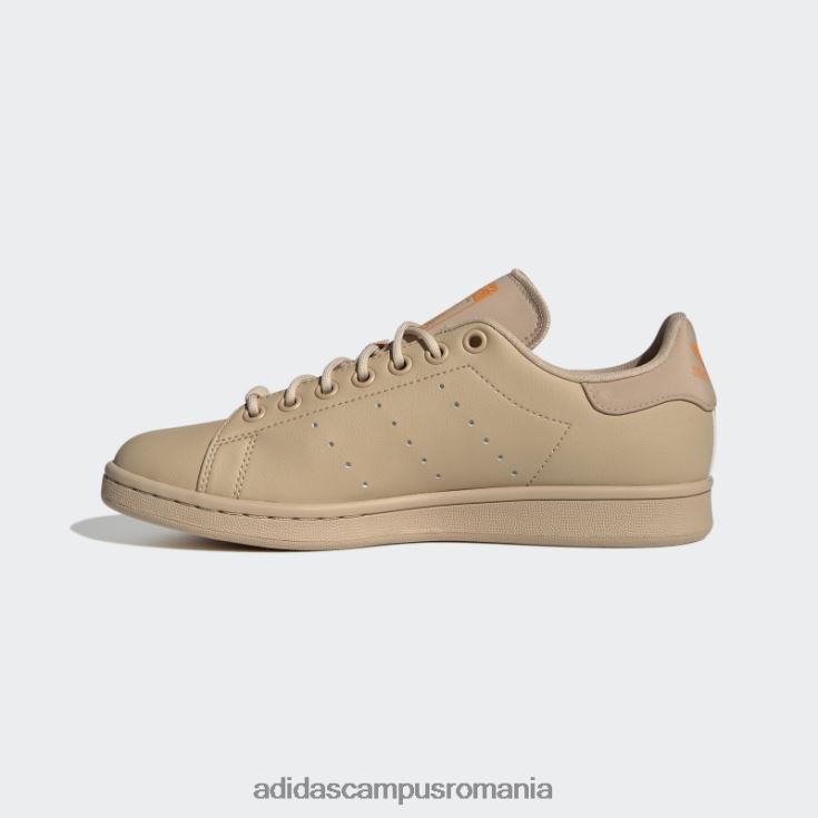 adidas campus romania pantofi stan smith bej femei papură bej/portocaliu J266N28771