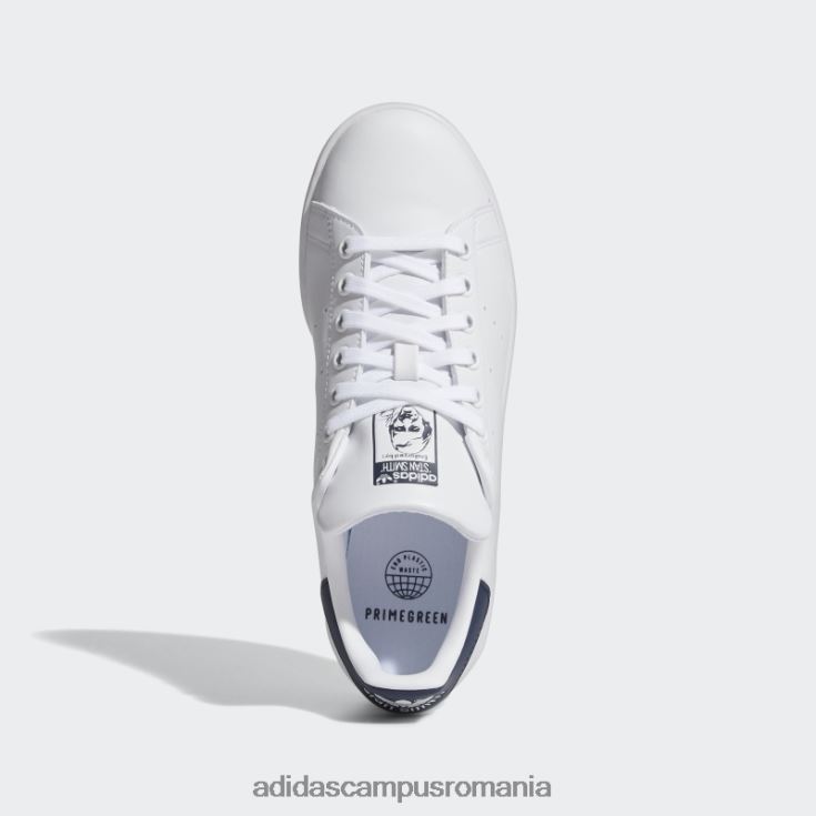 adidas campus romania pantofi stan smith fierbinți bleumarin femei alb/marinier J266N28648