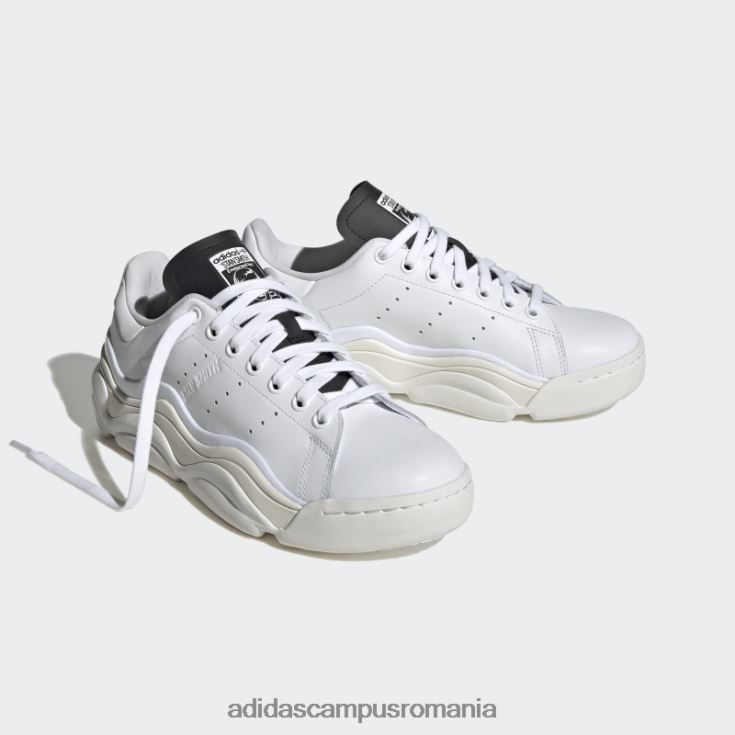 adidas campus romania pantofi stan smith millencon albi femei alb negru J266N28390