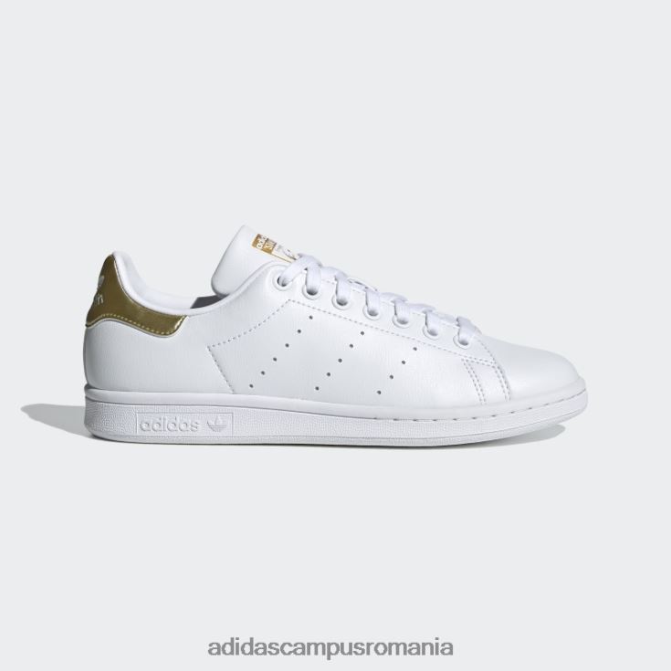 adidas campus romania pantofi stan smith moda metalica aurie femei alb/auriu metalic J266N21939