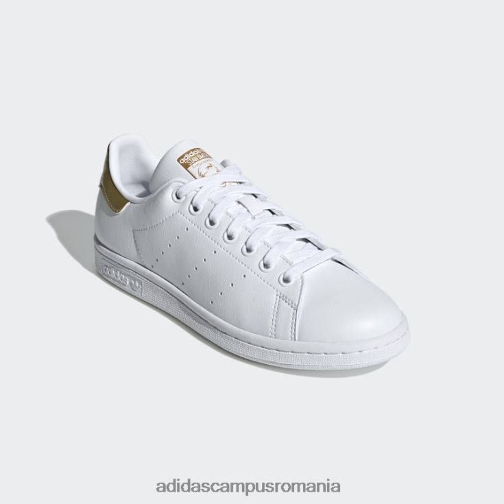 adidas campus romania pantofi stan smith moda metalica aurie femei alb/auriu metalic J266N21939