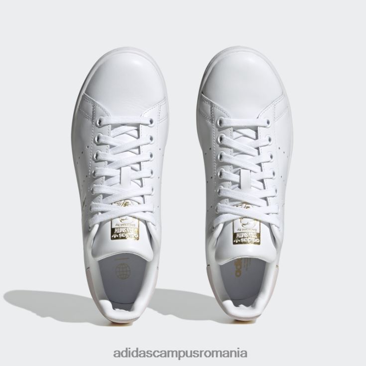 adidas campus romania pantofi stan smith roz fierbinți femei alb/roz/auriu metalic J266N215899