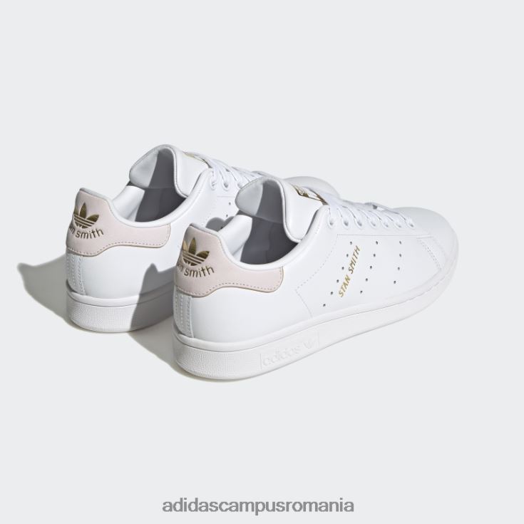 adidas campus romania pantofi stan smith roz fierbinți femei alb/roz/auriu metalic J266N215899