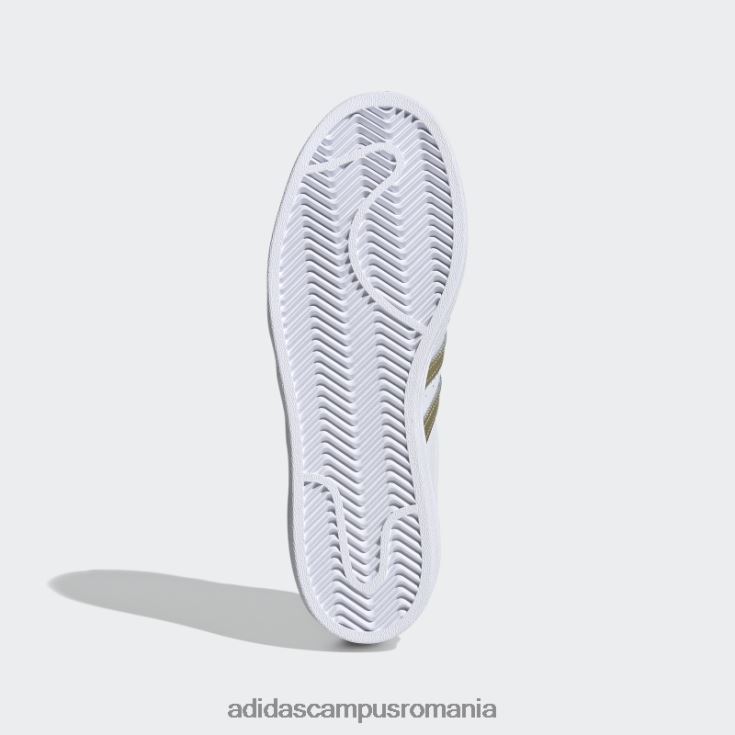 adidas campus romania pantofi superstar aurii metalizat elegant femei alb/auriu metalic J266N22072