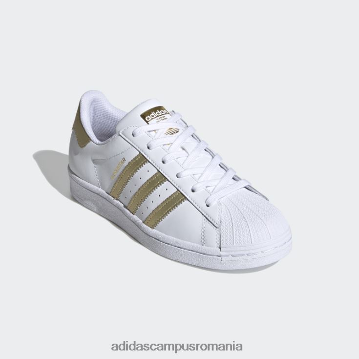 adidas campus romania pantofi superstar aurii metalizat elegant femei alb/auriu metalic J266N22072
