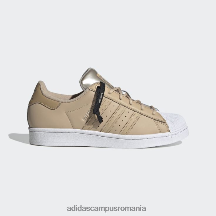 adidas campus romania pantofi superstar bej femei bej/alb J266N28782