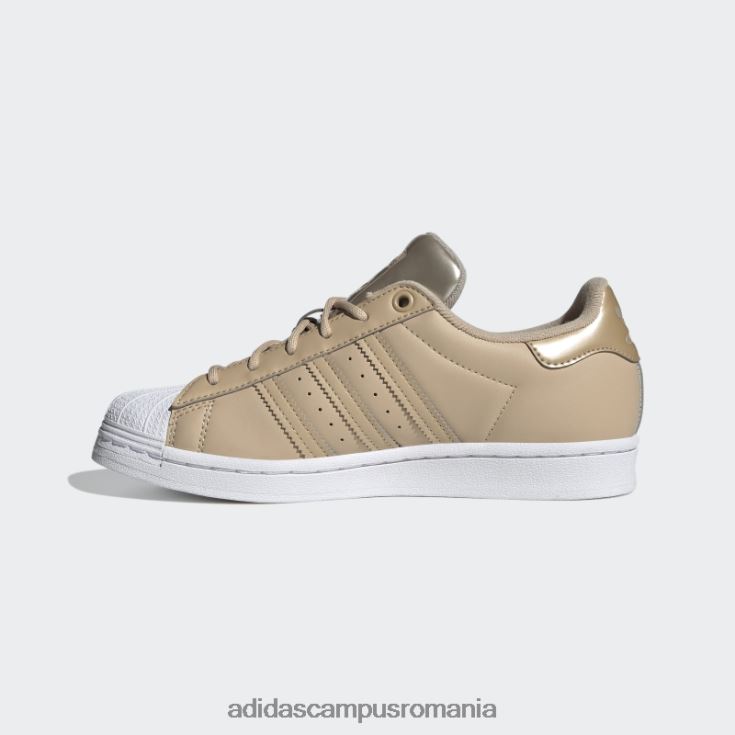 adidas campus romania pantofi superstar bej femei bej/alb J266N28782