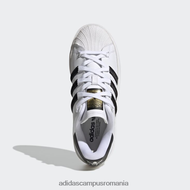 adidas campus romania pantofi superstar eleganti aurii metalici femei alb/negru/auriu metalic J266N21963