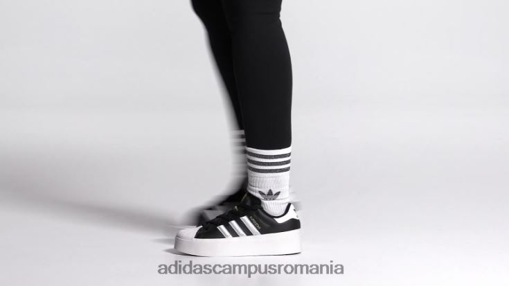adidas campus romania pantofi superstar excelenti negri femei negru/alb/auriu metalic J266N28324