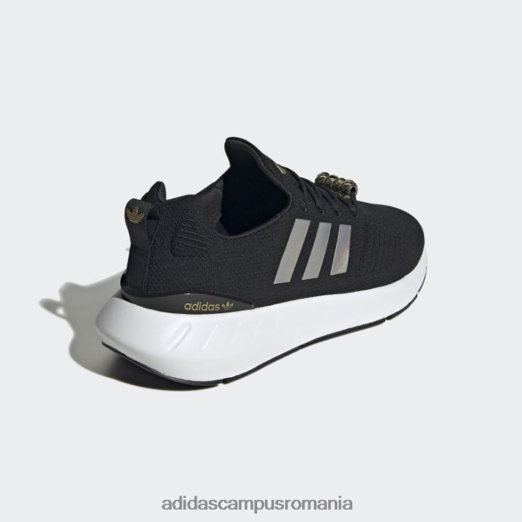 adidas campus romania pantofi swift run 22 aurii metalizat femei negru/auriu metalic/alb J266N22143