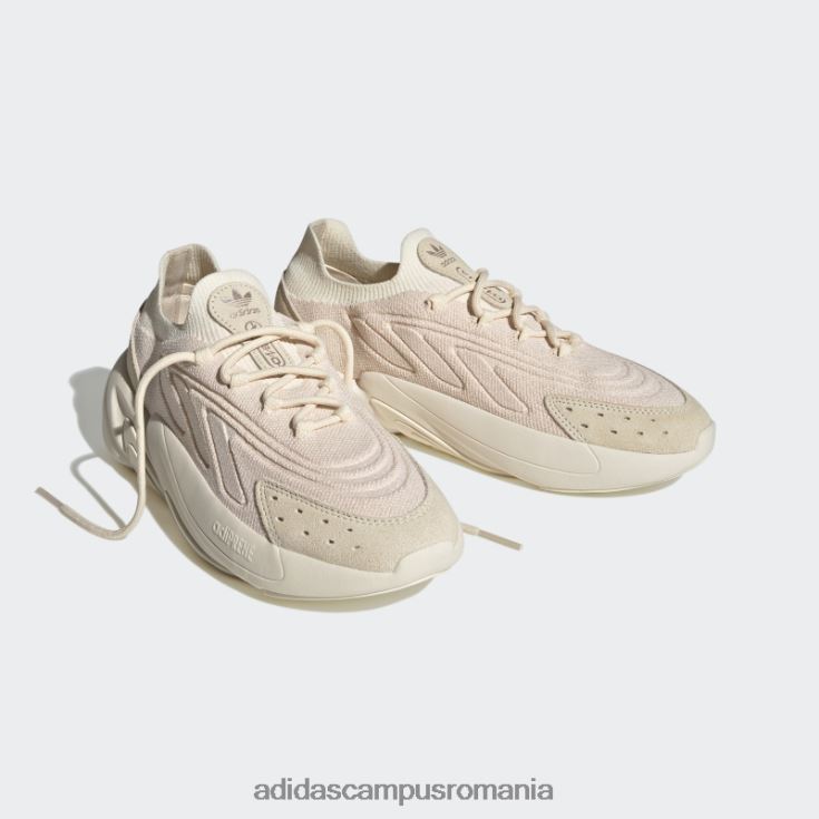 adidas campus romania pantofi tricot ozelia alb femei alb/cupru metalic J266N28444
