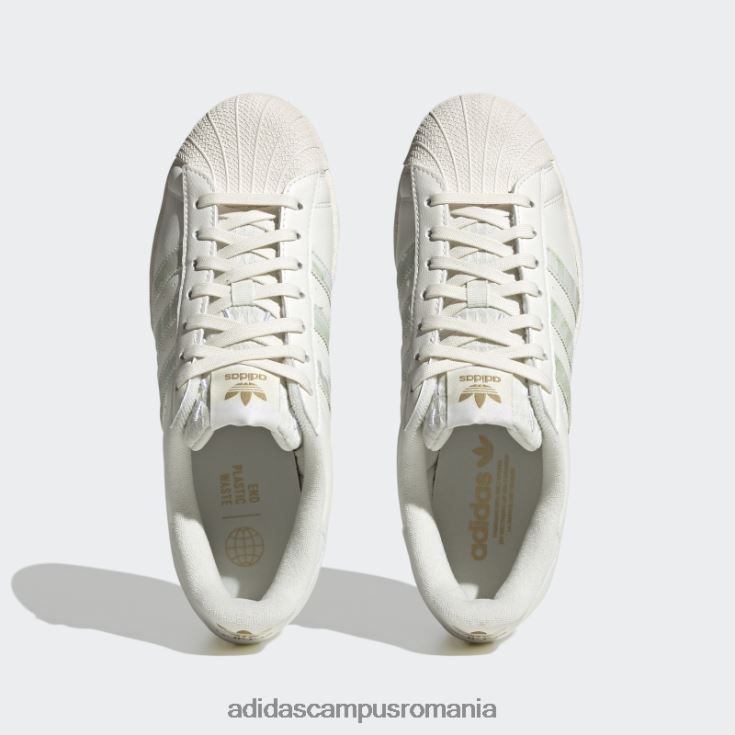adidas campus romania pantofi vegani superstar albi femei nuanță albă/nisip J266N216003
