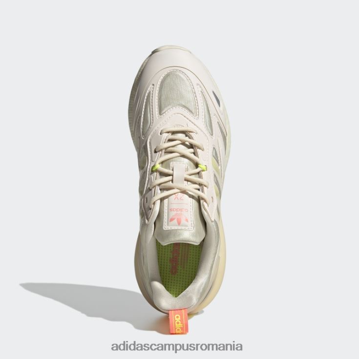 adidas campus romania pantofi zx 2k boost 2.0 bej nisip femei alb/bej nisipos/argintiu J266N216219