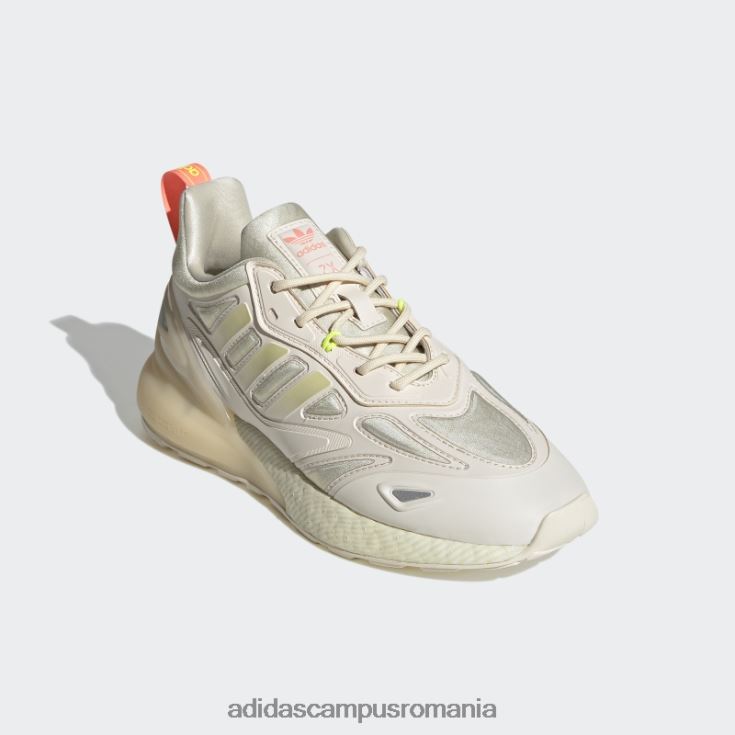 adidas campus romania pantofi zx 2k boost 2.0 bej nisip femei alb/bej nisipos/argintiu J266N216219