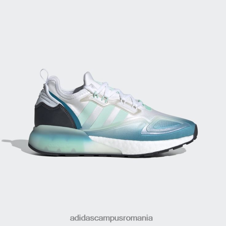 adidas campus romania pantofi zx 2k boost albi femei alb/teal/menta J266N22192